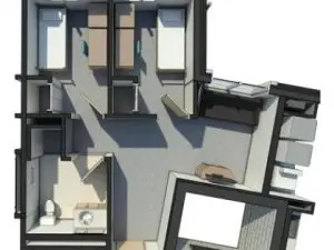 Laurel 2 Suite Floor Plan