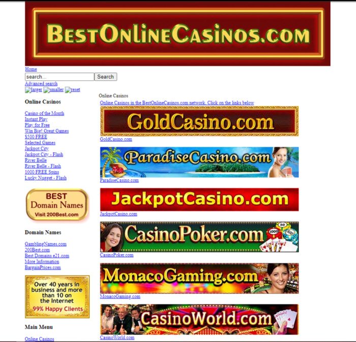 Best Online Casinos 2008