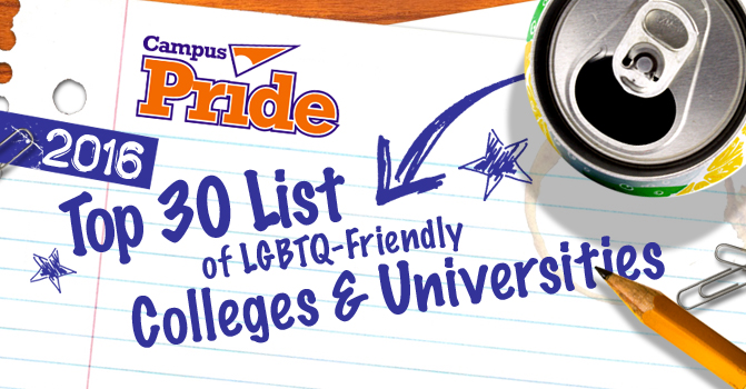 Top 30 List of LGBTQ-friendly