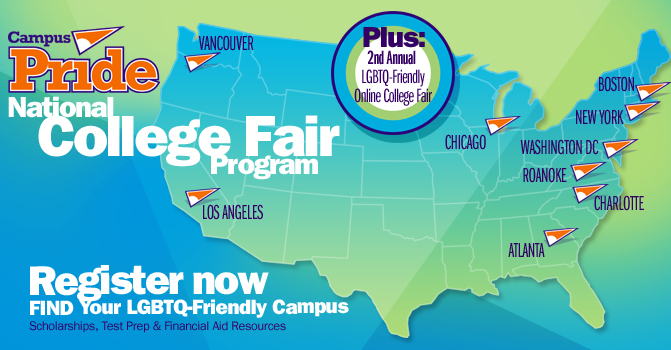 Recruit LGBTQ Students with Campus Pride National LGBTQ-Friendly College Fair Program