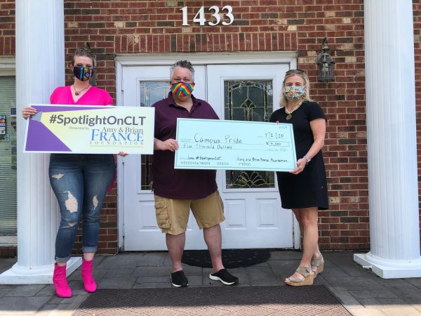 Campus Pride wins $5,000 from #SpotlightOnCLT contest to vote for your favorite local LGBTQ nonprofit organization