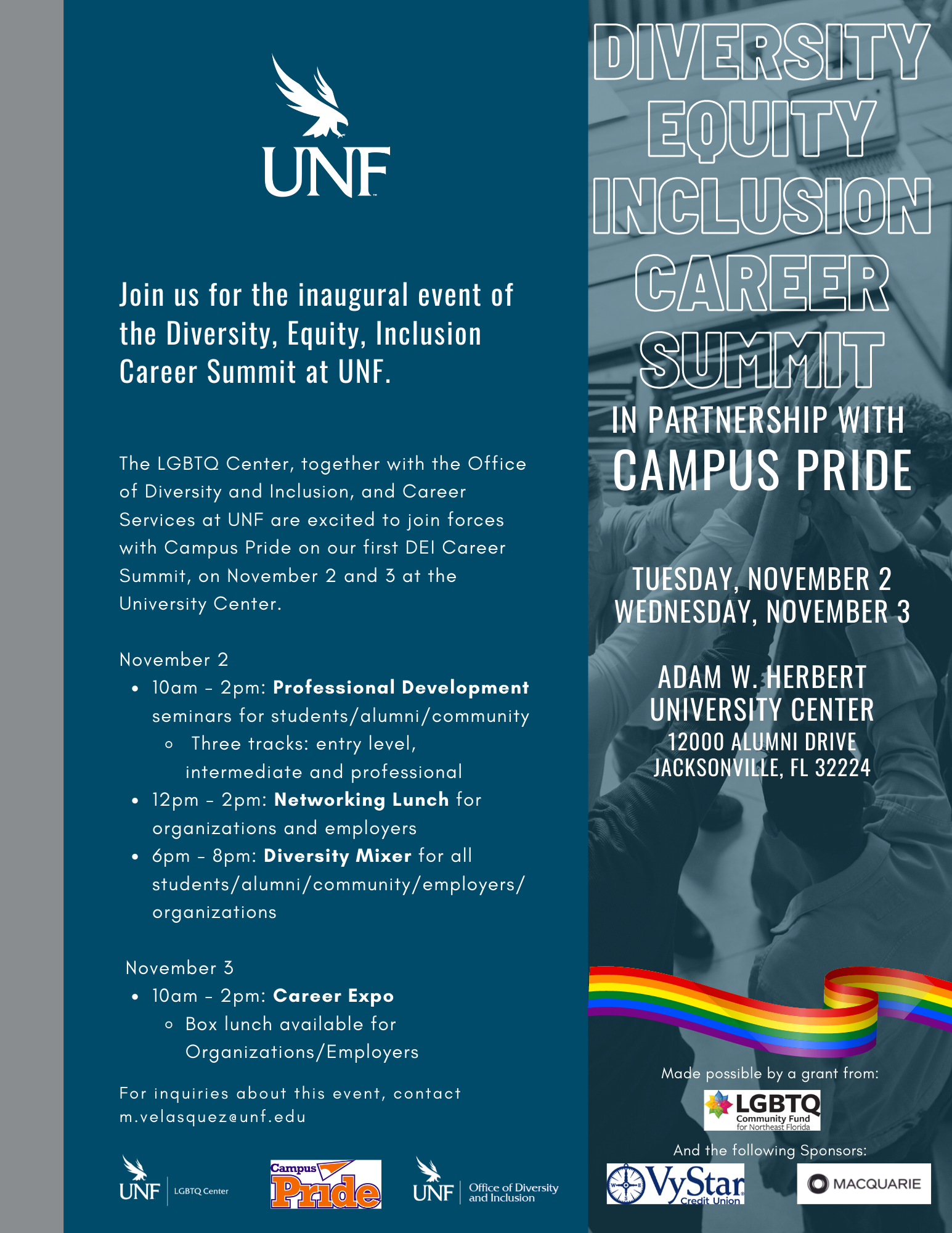 Campus Pride Sponsors Dei Career Summit At University Of North Florida